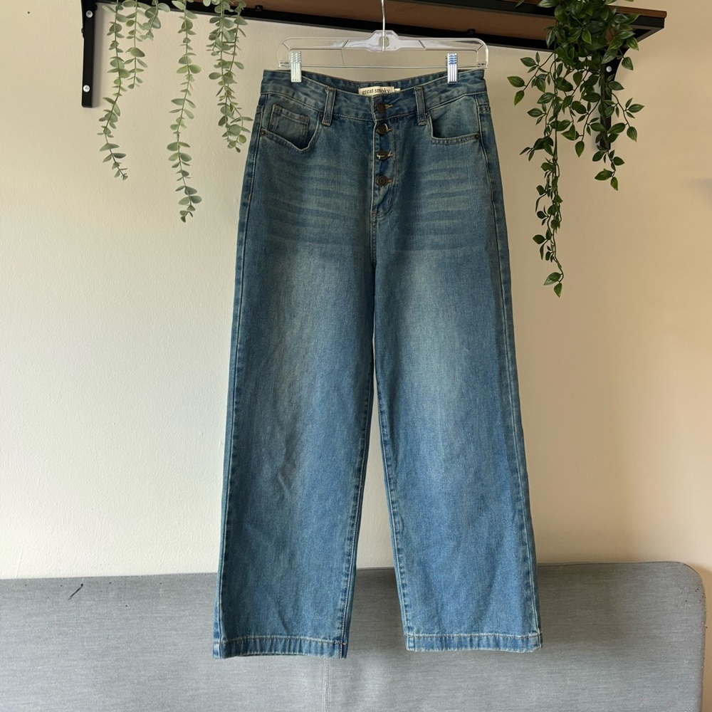 Wide leg jeans